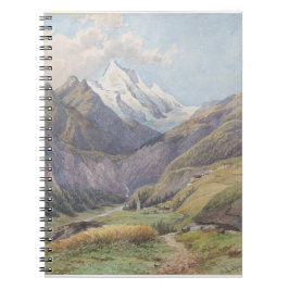 Caderno Espiral Das Mölltal mit dem Großglockner - Carl Lafite