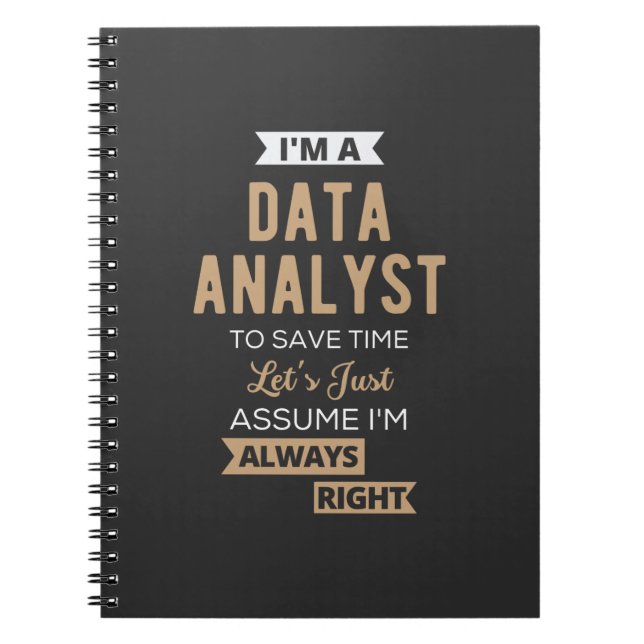 Caderno Espiral Data Analyst (Frente)