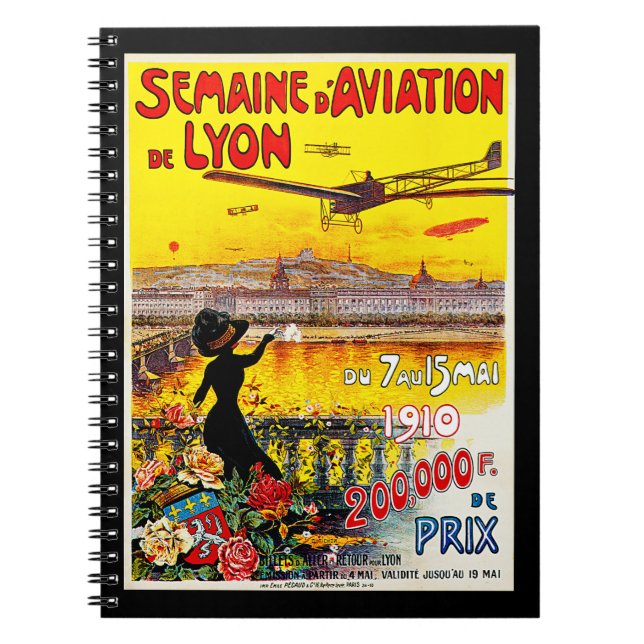 Caderno Espiral d'Aviation de Lyon de Semaine (Frente)