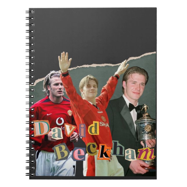 Caderno Espiral David Beckham (Frente)