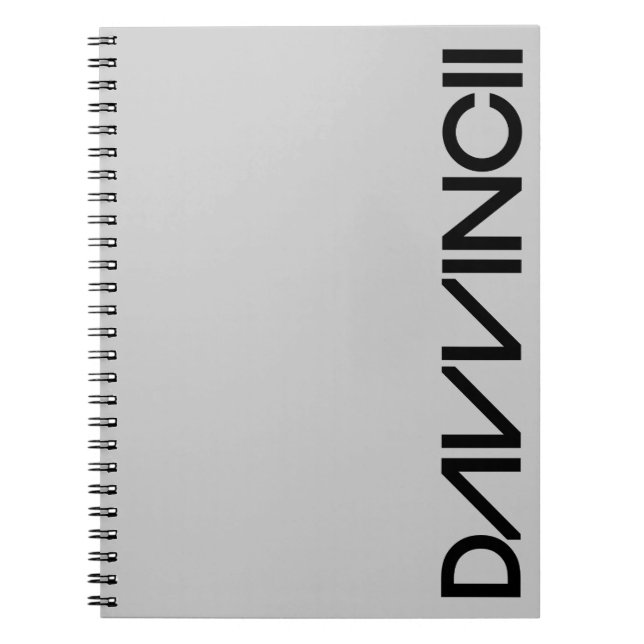 Caderno Espiral Davvincii (Frente)