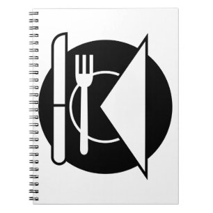 Caderno espiral de ajuste de lugar