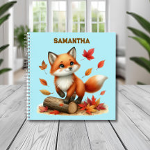 Caderno Espiral de Animais da Floresta