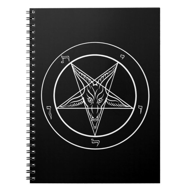Caderno espiral de Baphomet (Frente)
