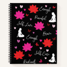 Caderno Espiral de Capa Dura Vibe Motivacional Pre