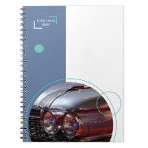 Caderno Espiral de Carro Clássico