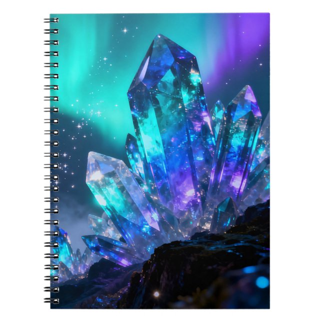 Caderno Espiral de Cristal Celestial (Frente)