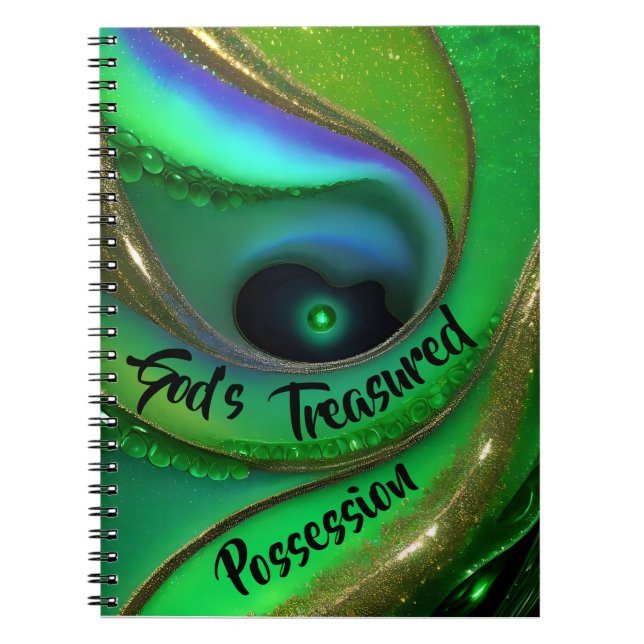 Caderno Espiral de Diário Cristão (Frente)