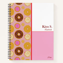 Caderno Espiral de Donuts Doce