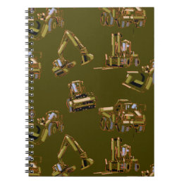 Caderno Espiral de Equipamentos Pesados para Traba