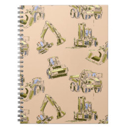 Caderno Espiral de Equipamentos Pesados para Traba