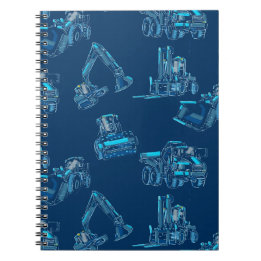 Caderno Espiral de Equipamentos Pesados para Traba