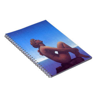 Caderno Espiral De "estrelas Maxfield Parrish "