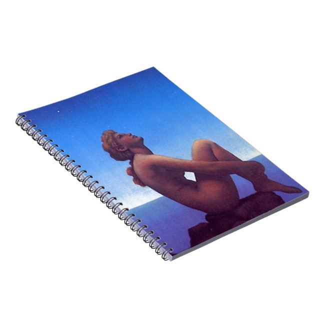 Caderno Espiral De "estrelas Maxfield Parrish " (Lado Direito)