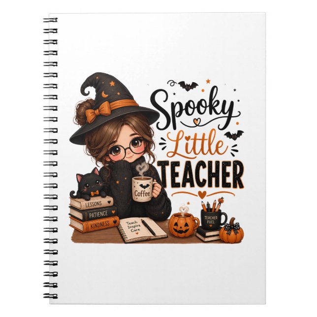 Caderno Espiral de Halloween para Professores Assu (Frente)