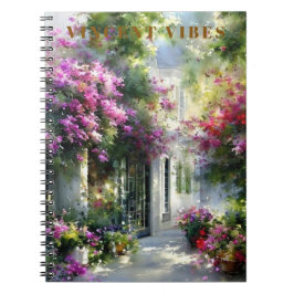 Caderno Espiral de Jardim Vintage Estilo Vincent