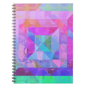 Caderno Espiral de Mídia Mista Hot Pink Dream #1