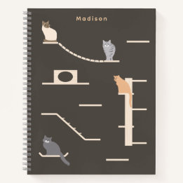 Caderno Espiral de Móveis de Parede Personalizados