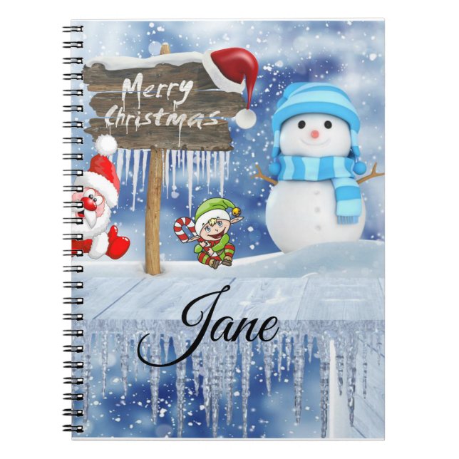 Caderno Espiral de Natal (Frente)