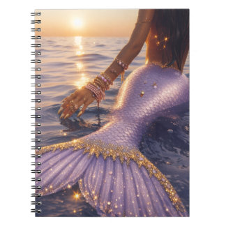 caderno espiral de sereia