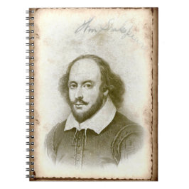 Caderno espiral de Shakespeare