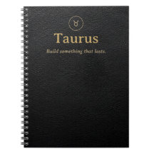 Caderno Espiral de Touro - Aparência de Couro Sint