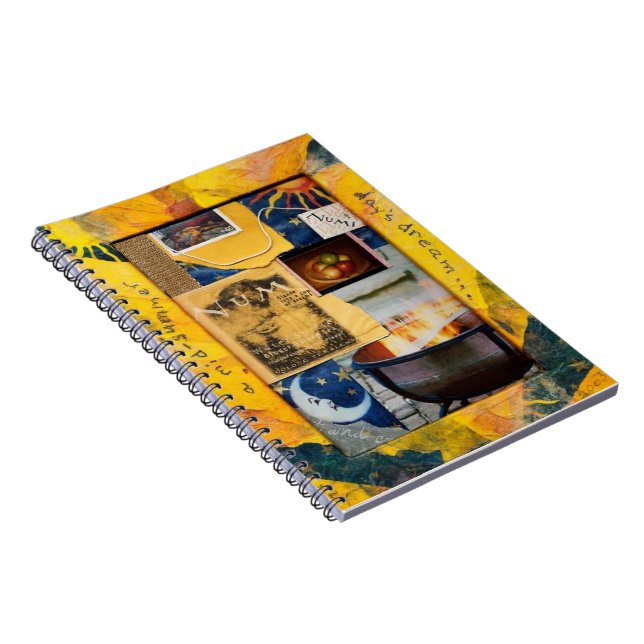 Caderno Espiral De um dia de Médio-Verão de Tam Kozman "o sonho " (Lado Direito)