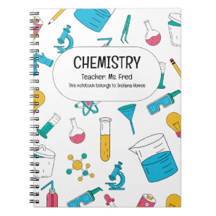 Caderno Espiral Dê um Estímulo à Sua Ciência! Uma QUÍMICA Personal