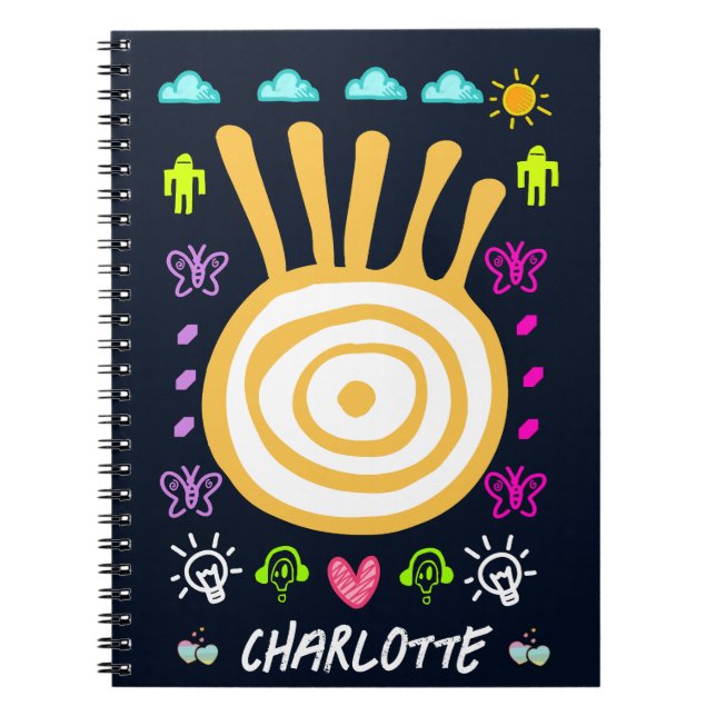 Caderno Espiral de volta à escola (Frente)