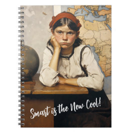 Caderno Espiral De volta à escola Estilo dos desenhos Norman Rockw