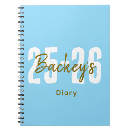 Caderno Espiral De volta ao Diário dos Estudantes da Escola