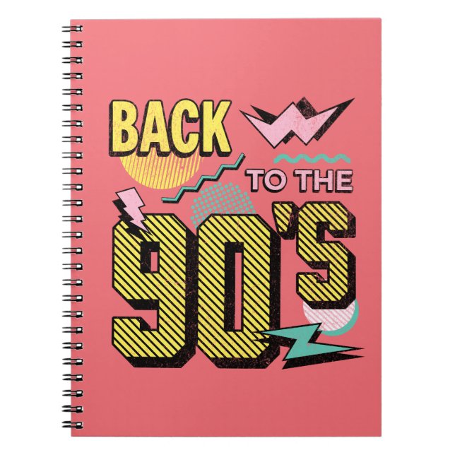 Caderno Espiral De volta aos anos 90 (Frente)