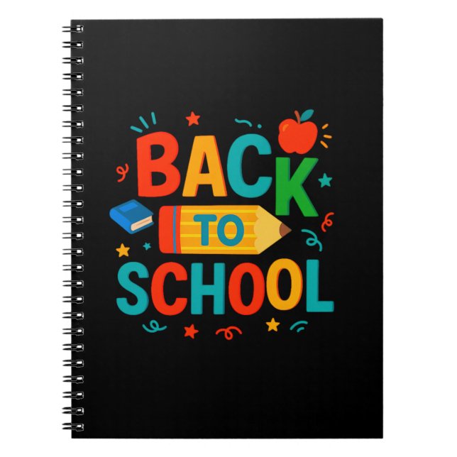 Caderno Espiral De volta para a escola  (Frente)