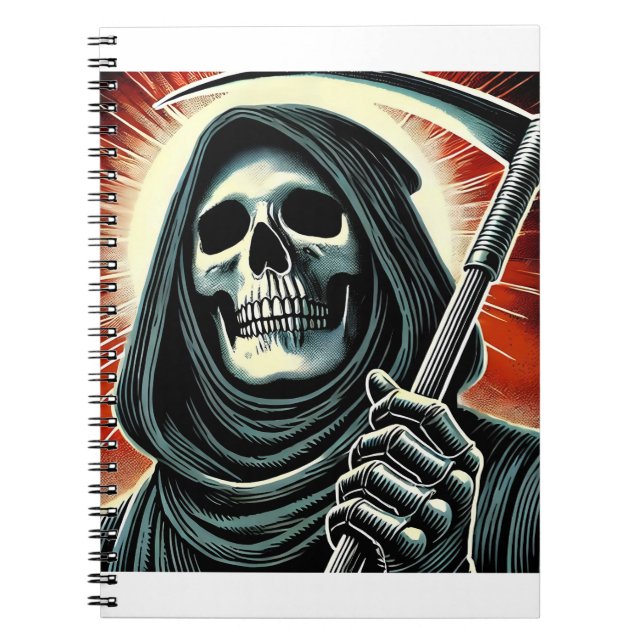 Caderno Espiral death character illustration (Frente)