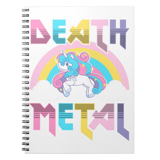 Caderno Espiral Death Metal (Frente)