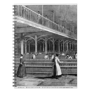 Caderno Espiral Decano Moinho - a sala de duplicação, 1851 (lith