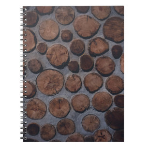 Caderno Espiral Decapores de madeira de cortiça