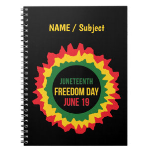 Caderno Espiral Décima Nona Libertação Liberdade 19 de junho