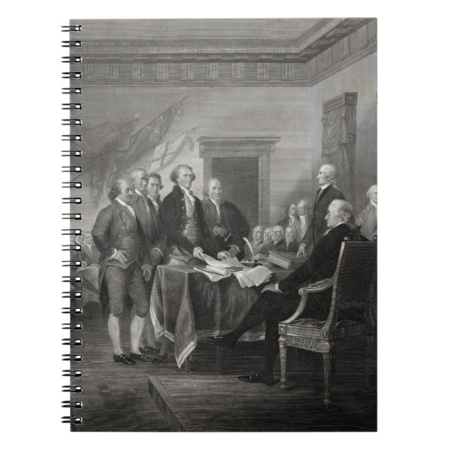 Caderno Espiral Declaração de independência (Frente)