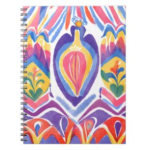 Caderno Espiral decor romeno tradicional