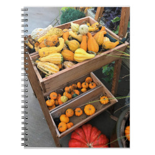 Caderno Espiral Decoração do outono
