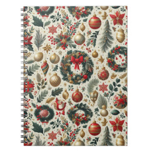 Caderno Espiral Decoração perfeita de Natal