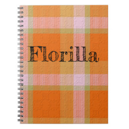 Caderno Espiral  Decorative Plaid