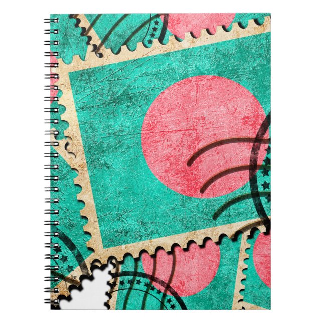 Caderno Espiral Decores de back-ground home, fundo, ba (Frente)