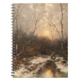 Caderno Espiral Deer in a Forest - Désiré Thomassin