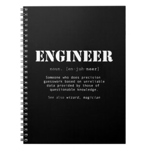 Caderno Espiral Definição de Dicionário de Engenheiros Engraçada