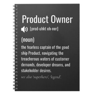 Caderno Espiral Definição do Proprietário do Produto