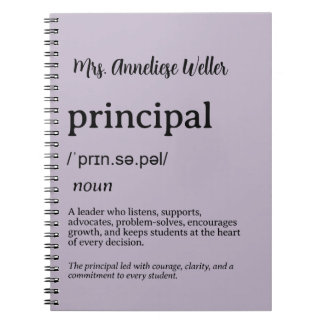 Caderno Espiral Definição Personalizada de Diretor