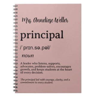 Caderno Espiral Definição Personalizada de Diretor