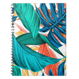 Caderno Espiral Deixa o verão tropical exótico